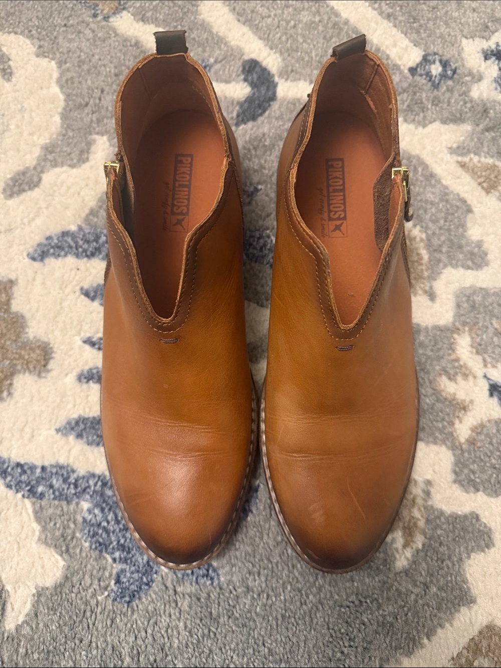 PIKOLINOS woman’s brandy color boot